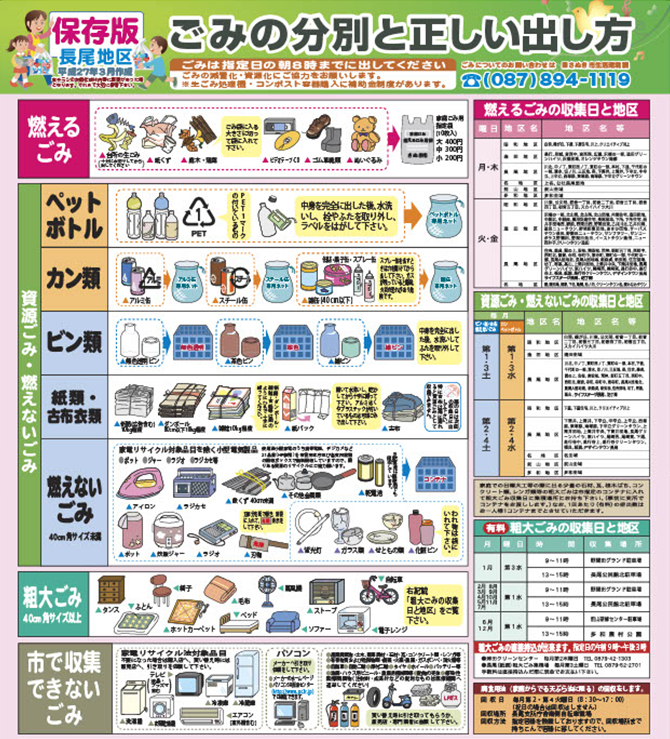 香川県さぬき市で粗大ゴミを出す色々な方法まとめ（不用品回収方法