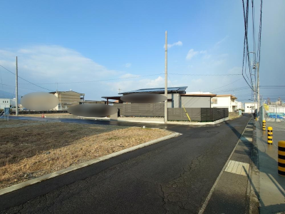 四国中央市上柏町10-9（4号地）の売土地進入道路｜敷地へ接続する周辺道路の状況