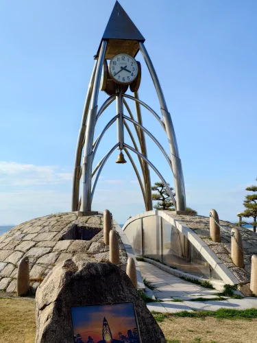 観音寺市一の宮公園 恋人の聖地時計塔