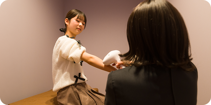 丸亀市の脱毛サロンMÜ（ムー）の施術室｜つづき接骨院・鍼灸院併設