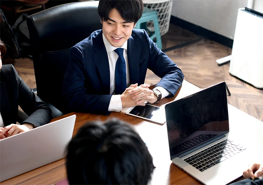 企業紹介・採用動画の様子